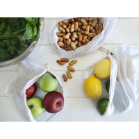 4MyEarth Bamboo Kitchen Essential bags (Produce and nut milk bags) 3 Pieces