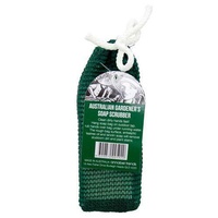 Annabel Trends Australian Gardeners - Soap Scrubber in Green Shade Cloth Bag