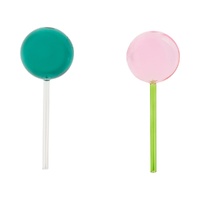 Annabel Trends Plant Water Globes - Pink & Green - Set of 2