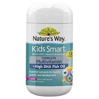 Nature's Way Kids Smart Complete Multivitamin + Fish Oil 50 Chewable Capsules