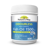 Nature's Way Fish Oil 1500mg 400s Maintain Healthly Cholesterol Levels