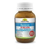 Nature's Way Restore Probiotic 30 Billion 30s Relieve digestive issues