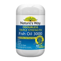 Nature's Way Fish Oil Triple Strength 60+10 For General Heathly