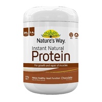 Nature's Way Instant Natural Protein 375g Chocolate Growth and Repair Muscles
