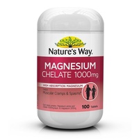 Nature's Way Magnesium Chelate 1000mg 100s