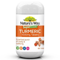 Nature's Way SuperFoods Turmeric 1000mg 60 tablets Everyday Vitality