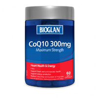 Bioglan CoQ10 300mg 60 Capsules support cardiovascular, energy production