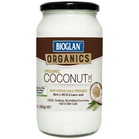 Bioglan Organic Coconut Oil 1 Litre Raw Virgin Cold Pressed coconut oil