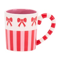 Annabel Trends Ceramic Mug - Bow & Stripe