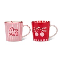 Annabel Trends Coffee Mug Set - Cherrylicious - 2pc