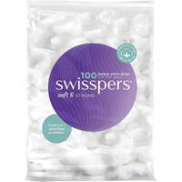 Swisspers Cotton Wool Luxury Balls 100s Premium Cotton Makeup First-Aid
