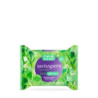 Swisspers Eco Wipe - Aloe Vera Twin Pack 2 x 25's
