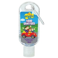 The Wiggles Hand Sanitiser 50ML 75% Alcohol Antibacterial Protection