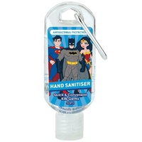 Justice League Hand Sanitiser 50ML 75% Alcohol Antibacterial Protection