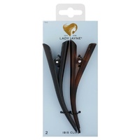 Lady Jayne Ibis Clip12 cm Shell & Black Pk2