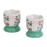 Annabel Trends Easter Ceramic Egg Cups - 2pc