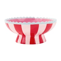 Annabel Trends Ceramic Fruit Bowl - Stripe