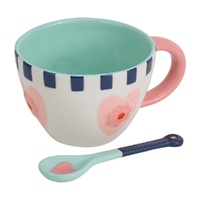 Annabel Trends Ceramic Cup of Love Mug & Spoon Set