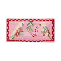 Annabel Trends Festive Birds Plate - Rectangle