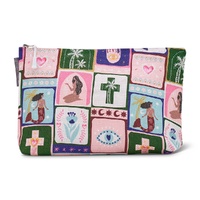Annabel Trends Cosmetic Bag - Linen - Large - Celestial Dreams
