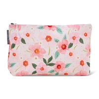 Annabel Trends Cosmetic Bag - Linen - Large - Meadow Blush