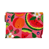 Annabel Trends Cosmetic Bag - Linen - Large - Tropicana