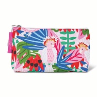 Annabel Trends Cosmetic Bag - Cotton - Large - Pink Cockatoo