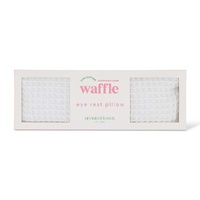 Annabel Trends Eye Rest Pillow - Waffle Cotton - White