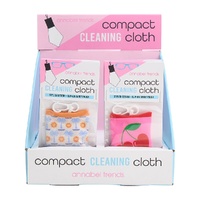 Annabel Trends Compact Glasses Cleaning Cloth - Counter Pack of 32