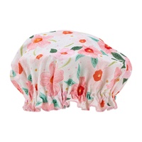 Annabel Trends Shower Cap - Linen - Meadow Blush