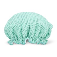 Annabel Trends Shower Cap - Waffle Cotton - Mint