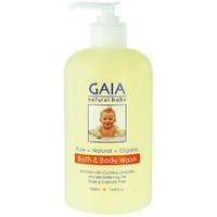 Gaia Natural Baby Bath & Body Wash 500ml With Lavender & Skin Softening Oil