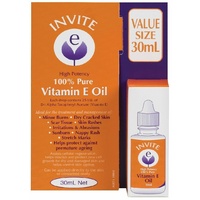 100% Invite E Pure Oil, 30ml (Bio Oil Alternative)