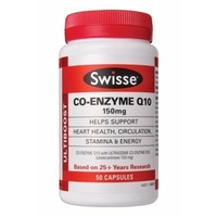 Swisse Co Enzyme Q10 50 Capsules 150mg Supplement