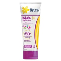 Cancer Council Kids Sunscreen Tube 110ml SPF 50+ UV Protection Water Resistant