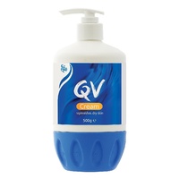 Ego Qv Cream Pump 500g Moisturiser for Dry Scaly or Itch Skin Infants or Elderly
