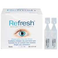 Refresh Preservative Free Eye Drops 30x0.4ml - Allergan Eye Care