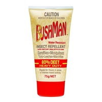 Bushman Ultra Dry Gel 75g Insect Repellent Water Resistant 80% Deet Heavy Duty