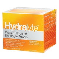 Hydralyte Orange Flavour Electrolyte Powder (10 satchets) 10 x 4.9g