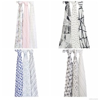 Aden+Anais Silky Soft Bamboo Muslin Baby Swaddles / Burp Clothes / Nursing Cover