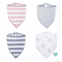 Aden+Anais 100% Cotton Muslin Single Baby Classic Bandana Bibs Saliva Towel