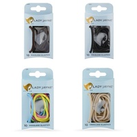 Lady Jayne Snagless Thick Elastics Pk10