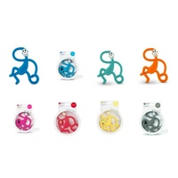 Matchstick Monkey Dancing Monkey Teether - BPA free, FDA and CE certified