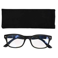 Annabel Trends Isee Readers Blue Light Protection Black Glasses with Strap