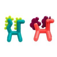 Boon Silicone Teether Soothe Irratated Gums For 0-12 Months BPA Free