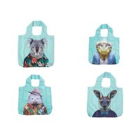 Annabel Trends Zoo Portrait Shopping Tote Reusable Shopping Bag Various Design
