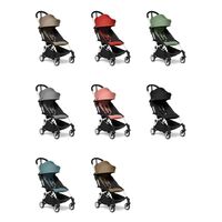 BABYZEN YOYO2 Stroller White Frame With 6+ Month Seat Pad Various Colours
