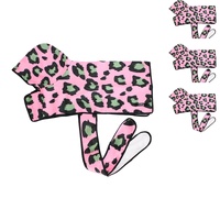 Annabel Trends Hot Dog - Beach Hoodie Towel - Pink Ocelot
