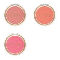 Flower Beauty Pots Powder Blush Warm Hibiscus Silky Blush Rosy Glow