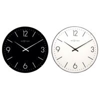Boyle NeXtime Basic Dome Wall Clock 35cm Constrast Number Linear Minute Markings